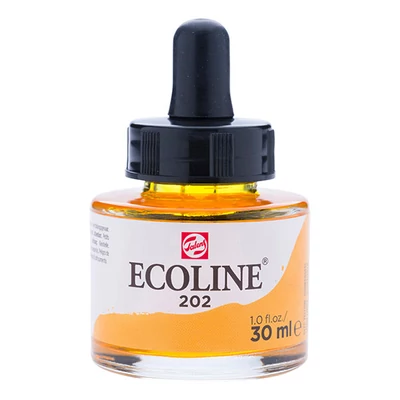 Talens Ecoline tekuća akvarel boja,30 ml - 202, deep yellow