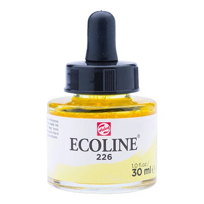 Talens Ecoline tekuća akvarel boja,30 ml - 226, pastel yellow