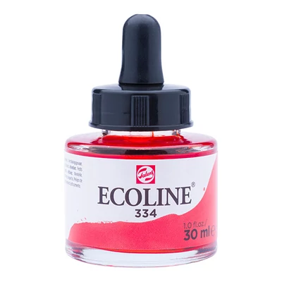 Talens Ecoline tekuća akvarel boja,30 ml - 334, scarlet