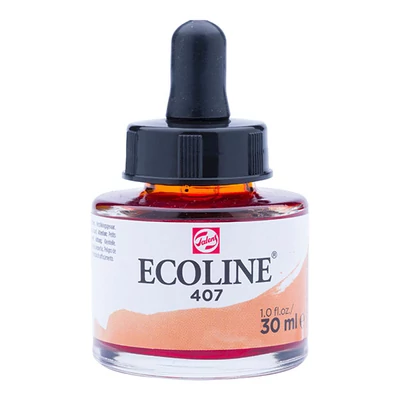 Talens Ecoline tekuća akvarel boja,30 ml - 407, deep ochre