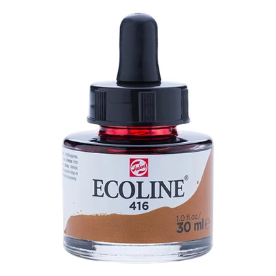 Talens Ecoline tekuća akvarel boja,30 ml - 416, sepia