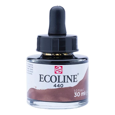 Talens Ecoline tekuća akvarel boja,30 ml - 440, sepia deep