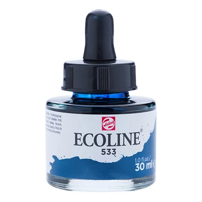 Talens Ecoline tekuća akvarel boja,30 ml - 533, indigo