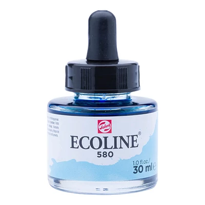 Talens Ecoline tekuća akvarel boja,30 ml - 580, pastel blue