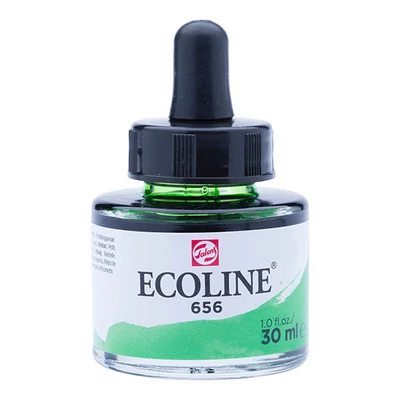 Talens Ecoline tekuća akvarel boja,30 ml - 656, forest green
