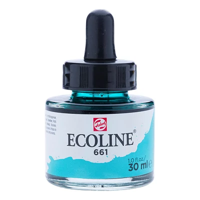 Talens Ecoline tekuća akvarel boja,30 ml - 661, turquoise green