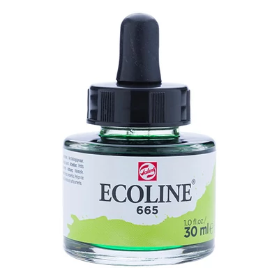 Talens Ecoline tekuća akvarel boja,30 ml - 665, spring green