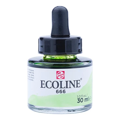 Talens Ecoline tekuća akvarel boja,30 ml - 666, pastel green