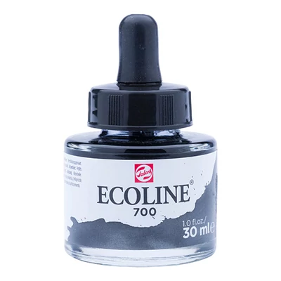 Talens Ecoline tekuća akvarel boja,30 ml - 700, black
