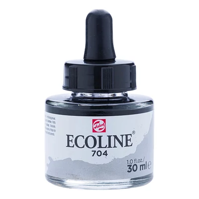 Talens Ecoline tekuća akvarel boja,30 ml - 704, grey