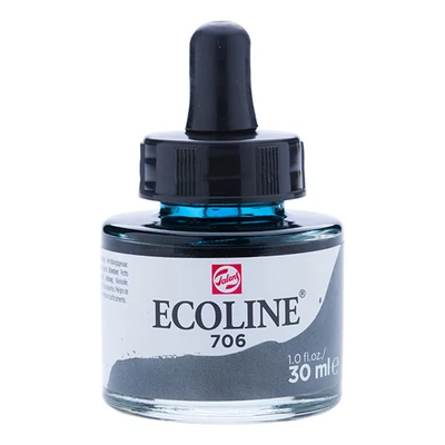 Talens Ecoline tekuća akvarel boja,30 ml - 706, deep grey