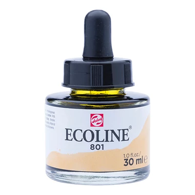 Talens Ecoline tekuća akvarel boja,30 ml - 801, gold