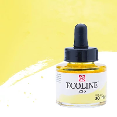 Talens Ecoline tekuća akvarel boja,30 ml - 226, pastel yellow