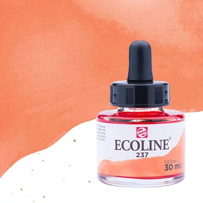 Talens Ecoline tekuća akvarel boja,30 ml - 237, deep orange