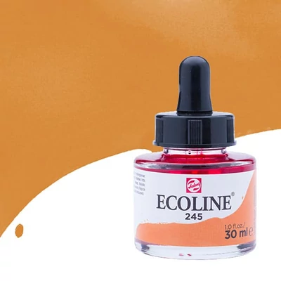 Talens Ecoline tekuća akvarel boja,30 ml - 245, saffron yellow