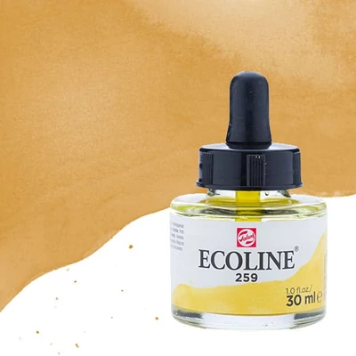 Talens Ecoline tekuća akvarel boja,30 ml - 259, sand yellow