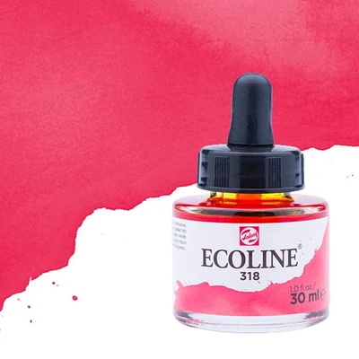 Talens Ecoline tekuća akvarel boja, 30 ml - 318, karmin