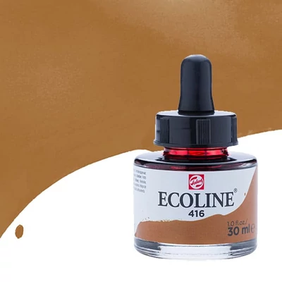 Talens Ecoline tekuća akvarel boja,30 ml - 416, sepia
