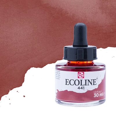 Talens Ecoline tekuća akvarel boja,30 ml - 441, mahogany