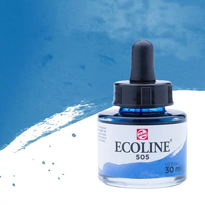 Talens Ecoline tekuća akvarel boja,30 ml - 505, ultramarine light