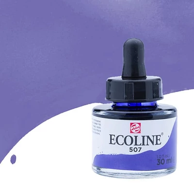 Talens Ecoline tekuća akvarel boja,30 ml - 507, ultramarine violet