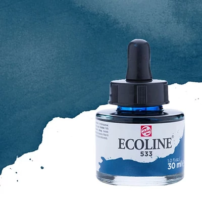 Talens Ecoline tekuća akvarel boja,30 ml - 533, indigo