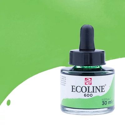Talens Ecoline tekuća akvarel boja,30 ml - 600, green