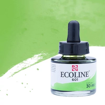 Talens Ecoline tekuća akvarel boja,30 ml - 601, light green