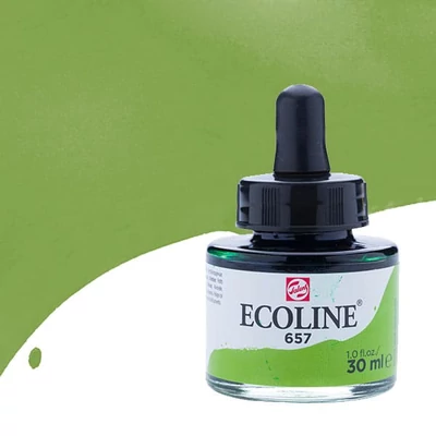 Talens Ecoline tekuća akvarel boja, 30 ml - 657, bronze green