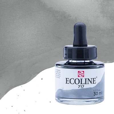 Talens Ecoline tekuća akvarel boja,30 ml - 717, cold grey