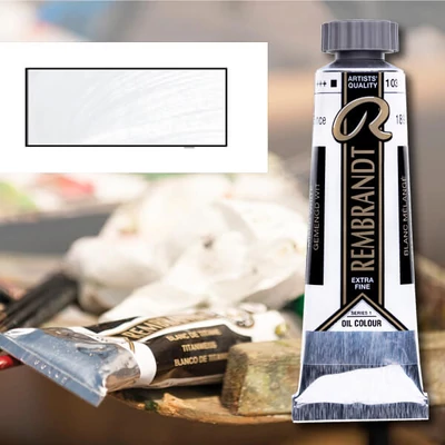 Talens Rembrandt uljana boja, 40 ml - 118, titanium white lenolaj