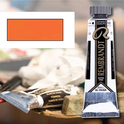 Talens Rembrandt uljana boja, 40 ml - 211, cadmium orange