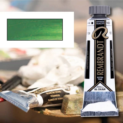 Talens Rembrandt uljana boja, 40 ml - 625, cinnabar green medium