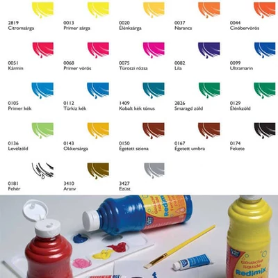 Redimix tempera, 500 ml - u raznim bojama