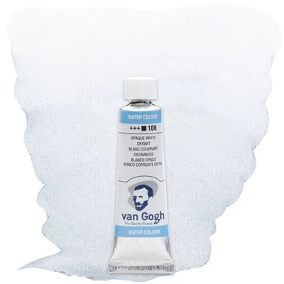 Talens Van Gogh akvarel boja u tubi, 10 ml - 106, opaque white