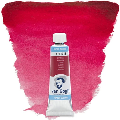 Talens Van Gogh akvarel boja u tubi, 10 ml - 318, carmine