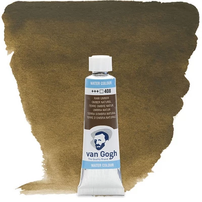 Talens Van Gogh akvarel boja u tubi, 10 ml - 408, raw umber