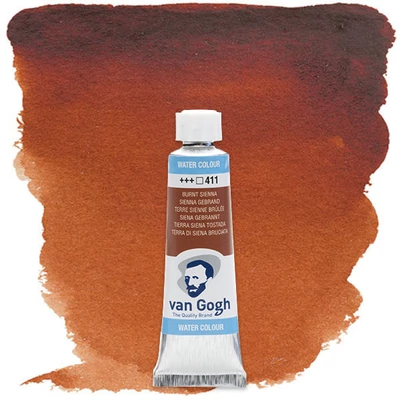 Talens Van Gogh akvarel boja u tubi, 10 ml - 411, burnt sienna