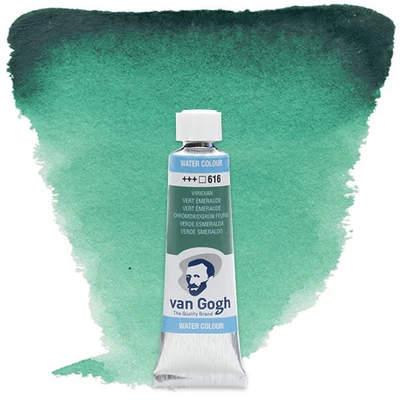 Talens Van Gogh akvarel boja u tubi, 10 ml - 616, viridian