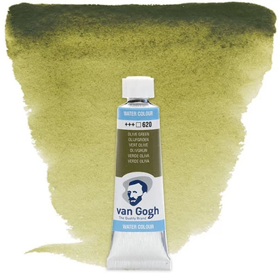 Talens Van Gogh akvarel boja u tubi, 10 ml - 620, olive green