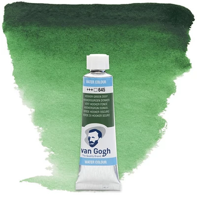 Talens Van Gogh akvarel boja u tubi, 10 ml - 645, hooker green deep