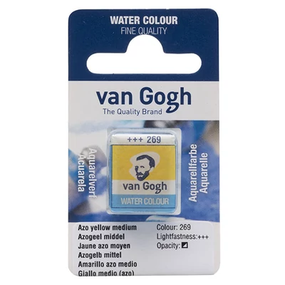 Talens Van Gogh svilenkasta akvarel boja, 1/2 svile- 269, azo yellow medium