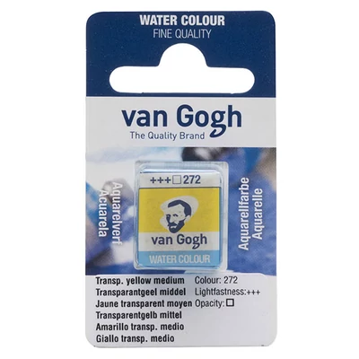 Talens Van Gogh svilenkasta akvarel boja, 1/2 svile- 272, transparent yellow medium