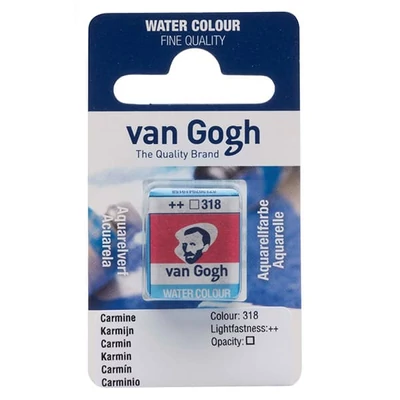 Talens Van Gogh svilenkasta akvarel boja, 1/2 svile - 318, carmine