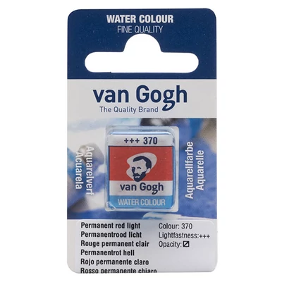 Talens Van Gogh svilenkasta akvarel boja, 1/2 svile- 370, permanent red light