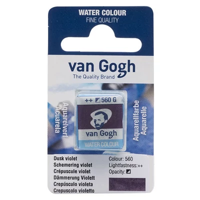 Talens Van Gogh svilenkasta akvarel boja, 1/2 svile- 560, dusk violet