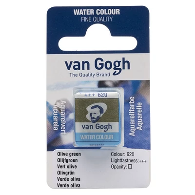 Talens Van Gogh svilenkasta akvarel boja, 1/2 svile- 620, olive green