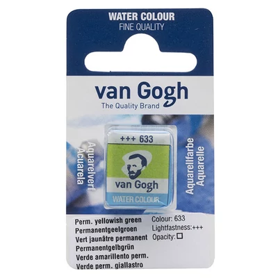 Talens Van Gogh svilenkasta akvarel boja, 1/2 svile- 633, permanent yellowish green