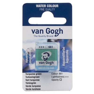 Talens Van Gogh svilenkasta akvarel boja, 1/2 svile- 661, turquoise green