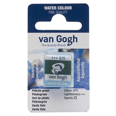 Talens Van Gogh svilenkasta akvarel boja, 1/2 svile- 675, phthalo green